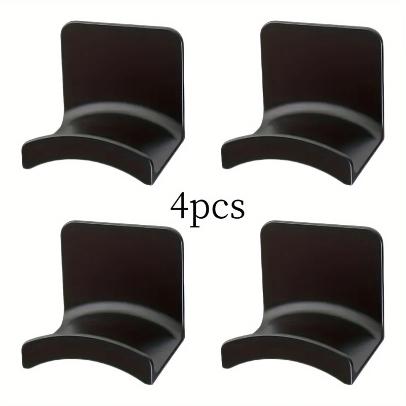 4Pcs Black Adhesive Headphone  - Headphone Stand Desk review and price