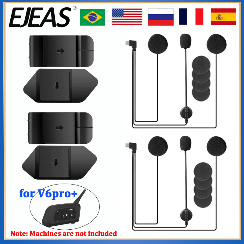 EJEAS V6 PRO+ Motorcycle Helme - Usb C Earphone review and price