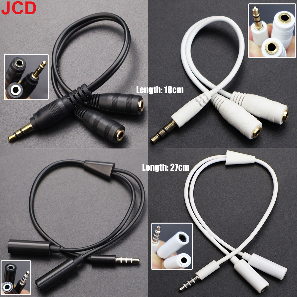 JCD 1Male to 2 Dual Female Y S - Earphone Splitter Jack review and price