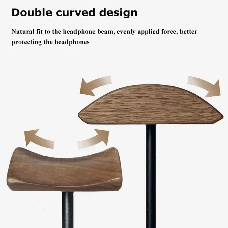 Solid Wood Headset Stand Compu - Headphone Stand Desk review and price