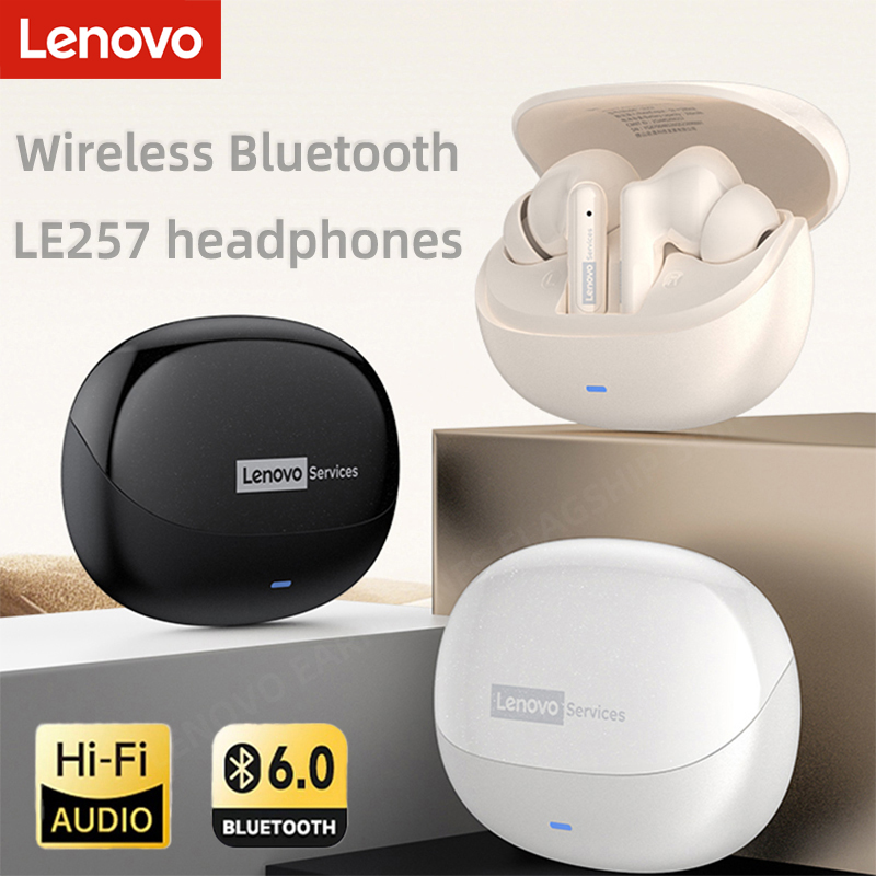  Lenovo LE257 Headphones TWS  - Earbuds Charging Case review and price