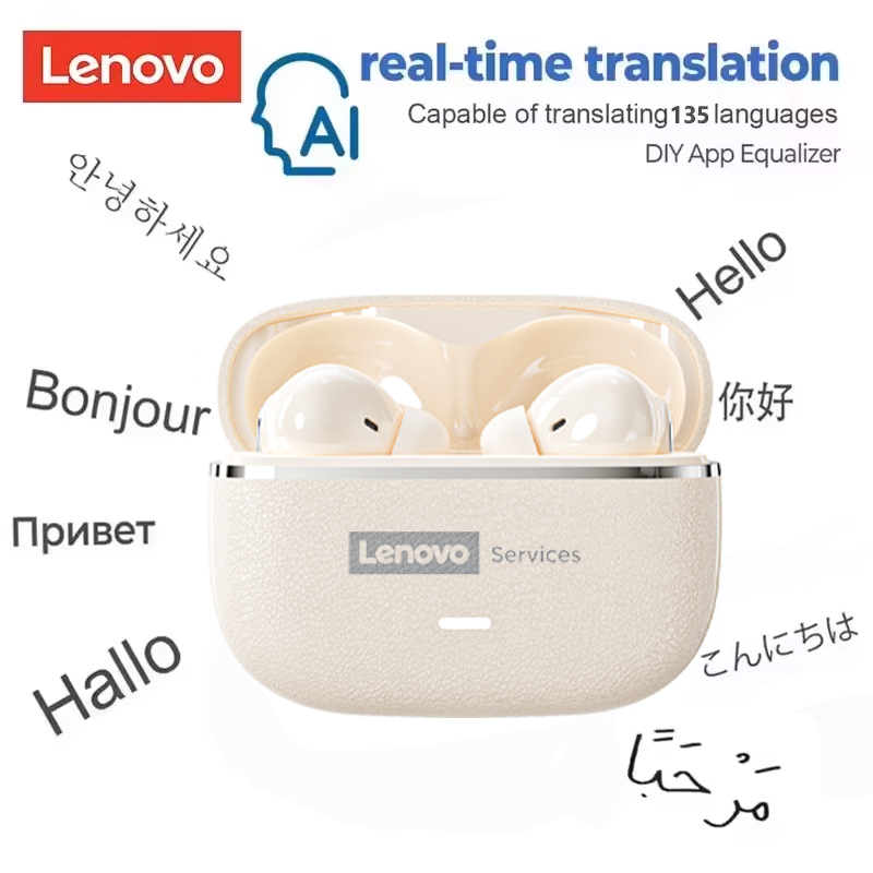 Lenovo 2026 AI Real Time Trans - Earbuds Charging Case review and price