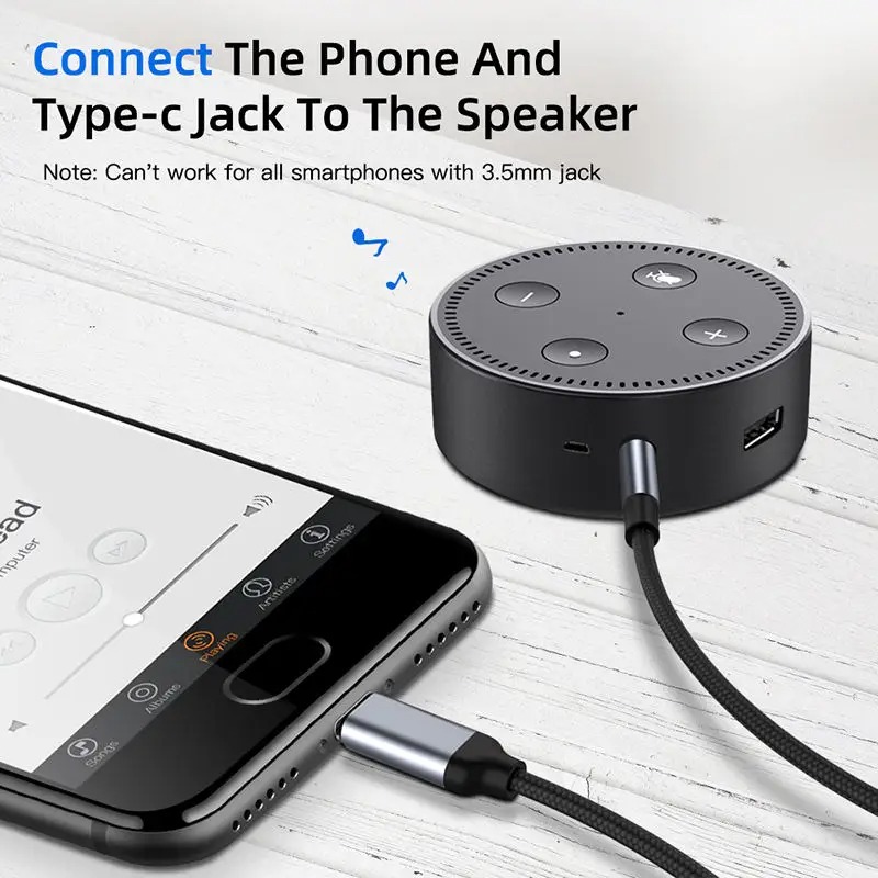 2m High Quality USB Type C to  - Cable Extension 3.5 review and price