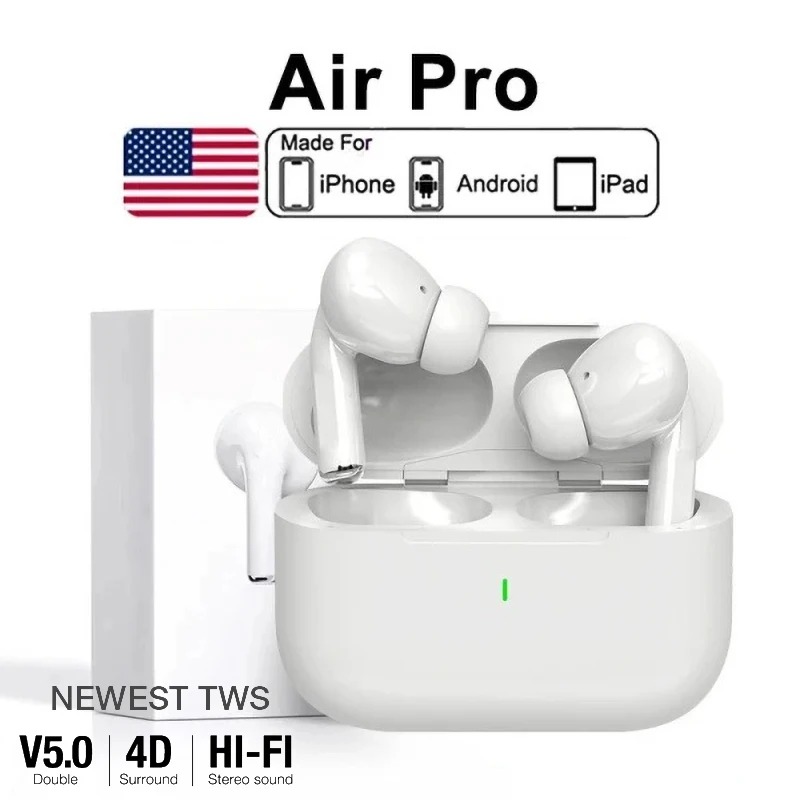 Air Pro 5 TWS Max Wireless Blu - Earbuds Charging Case review and price