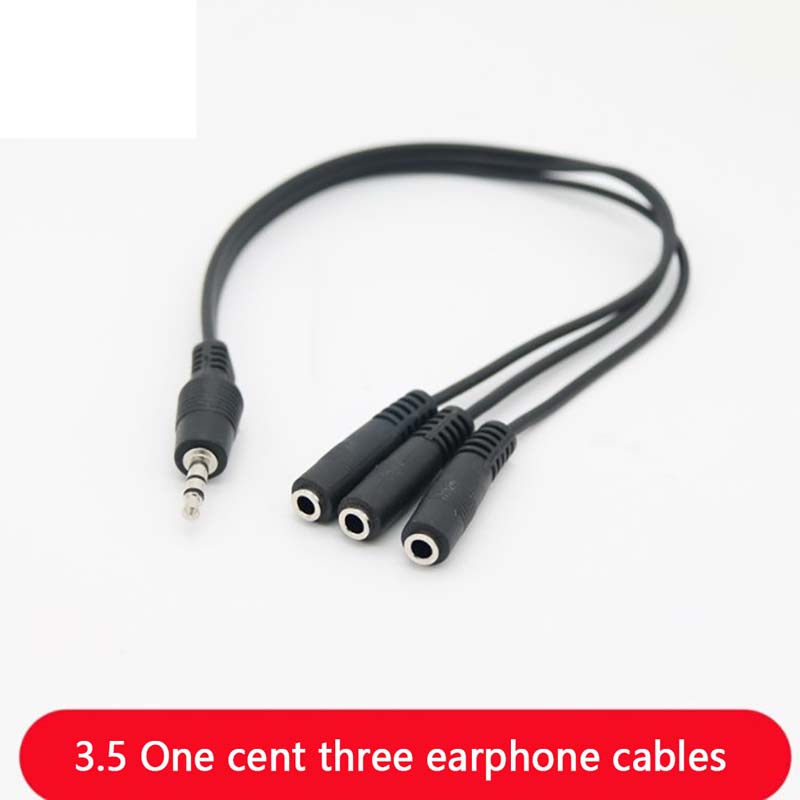 【C】3.5mm 3-Way Port Aux Audio  - Earphone Splitter Jack review and price
