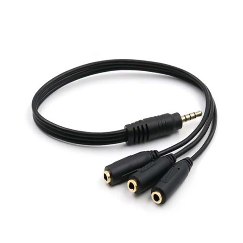 【C】3.5mm 3-Way Port Aux Audio  - Earphone Splitter Jack review and price