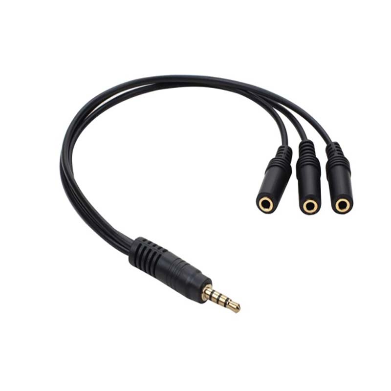 【C】3.5mm 3-Way Port Aux Audio  - Earphone Splitter Jack review and price