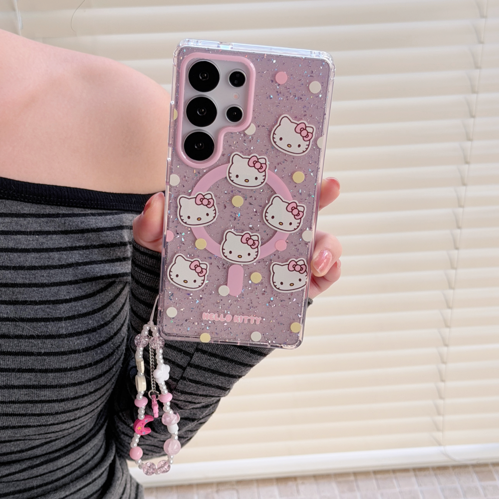 Magnetic Glitter Color Wave Po - Headphone Case Hard review and price