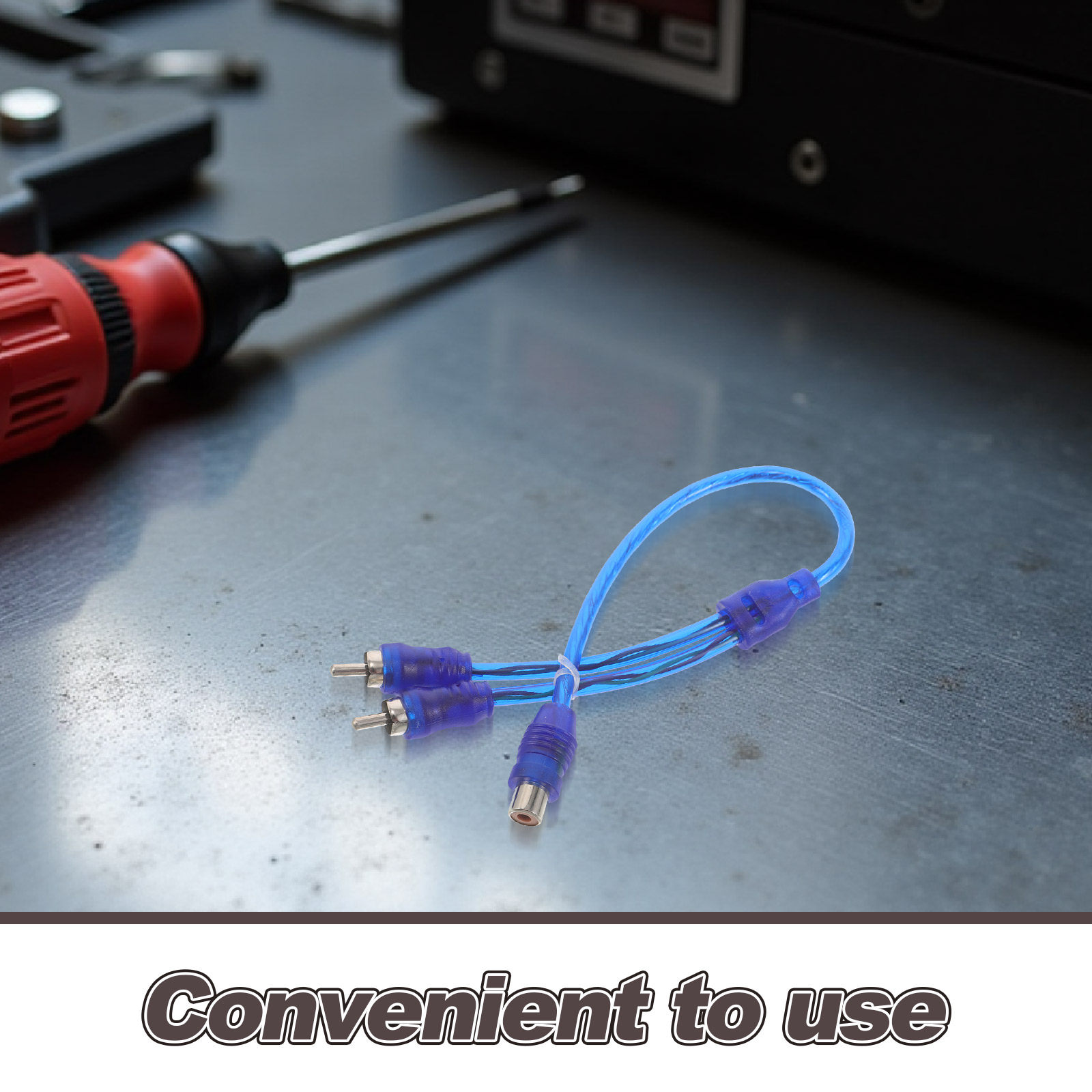 10Pcs Rca Splitter Cable 1 Mal - Audio Splitter Y review and price