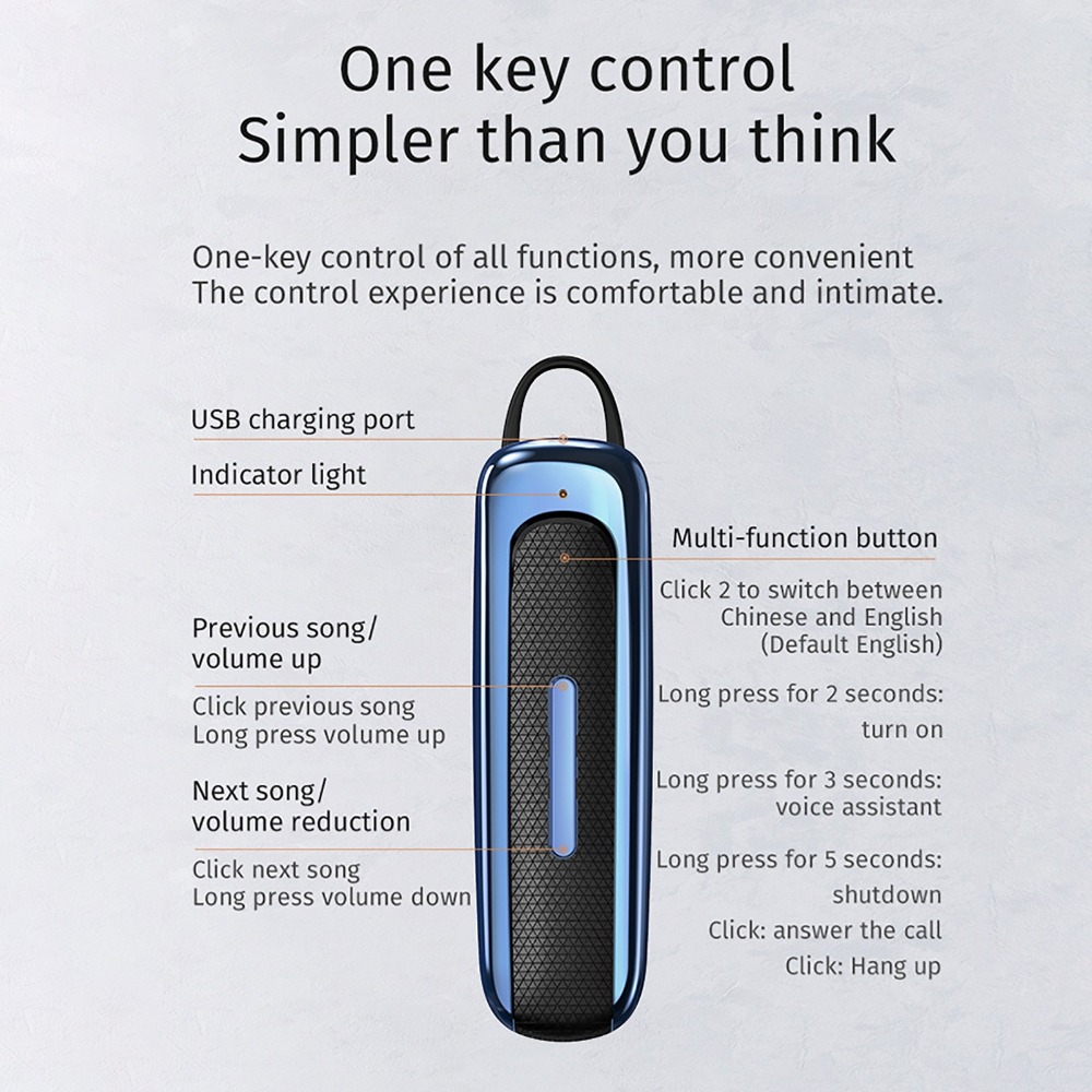 Ear Hook E1 Wireless Bluetooth - Sports Earphone Hook review and price