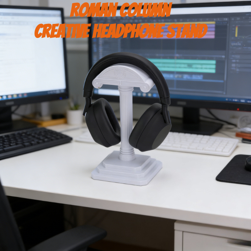 Greek Column Headphone Stand 3 - Headphone Stand Desk review and price