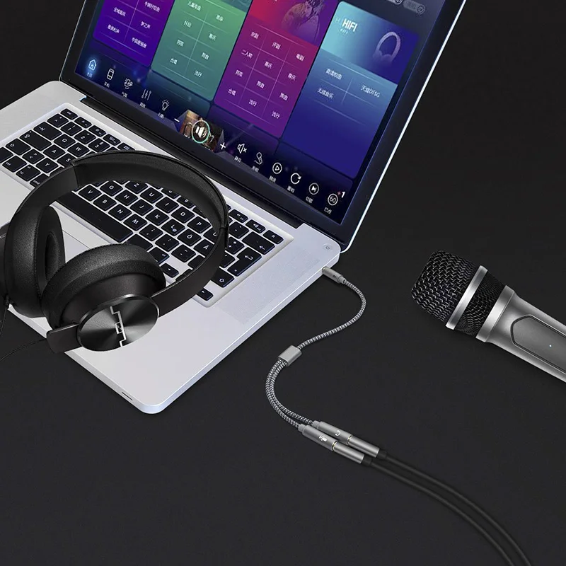 Headset splitter 3.5mm audio m - Earphone Splitter Jack review and price