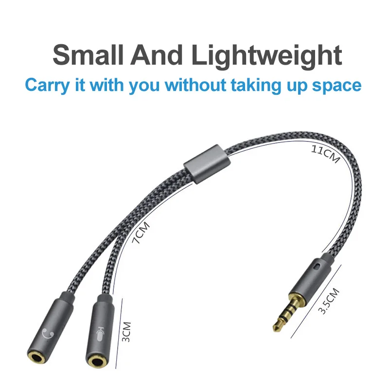 Headset splitter 3.5mm audio m - Earphone Splitter Jack review and price