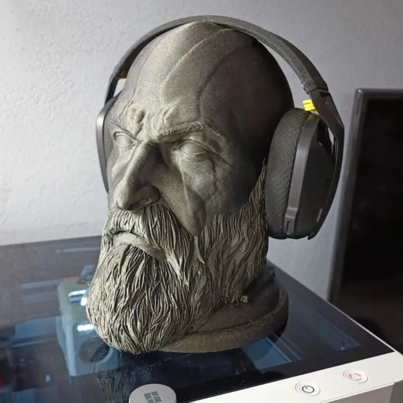 God Of War Kratos Statue Headp - Headphone Stand Desk review and price