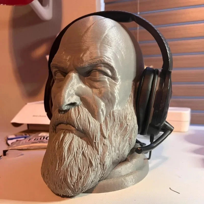 God Of War Kratos Statue Headp - Headphone Stand Desk review and price