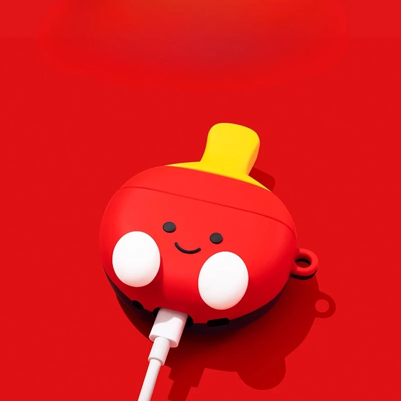 3D Table Tennis Cartoon Cute S - Earbuds Charging Case review and price