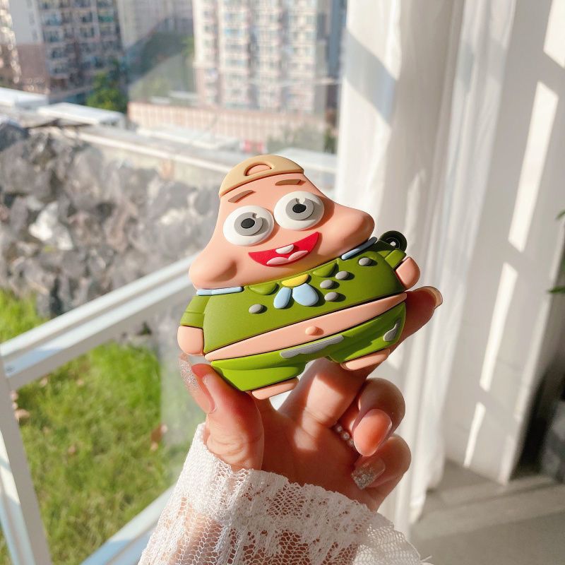 Cute SpongeBob Creative Silico - Earbuds Charging Case review and price