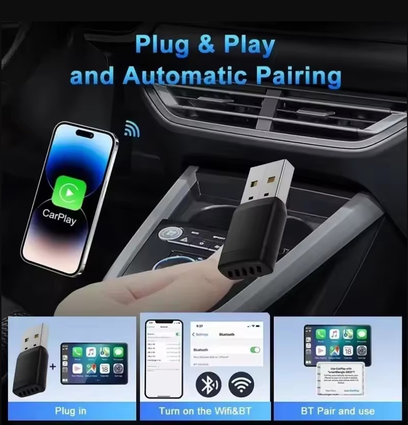 Smart Wireless CarPlay Android - Bluetooth Adapter Receiver review and price