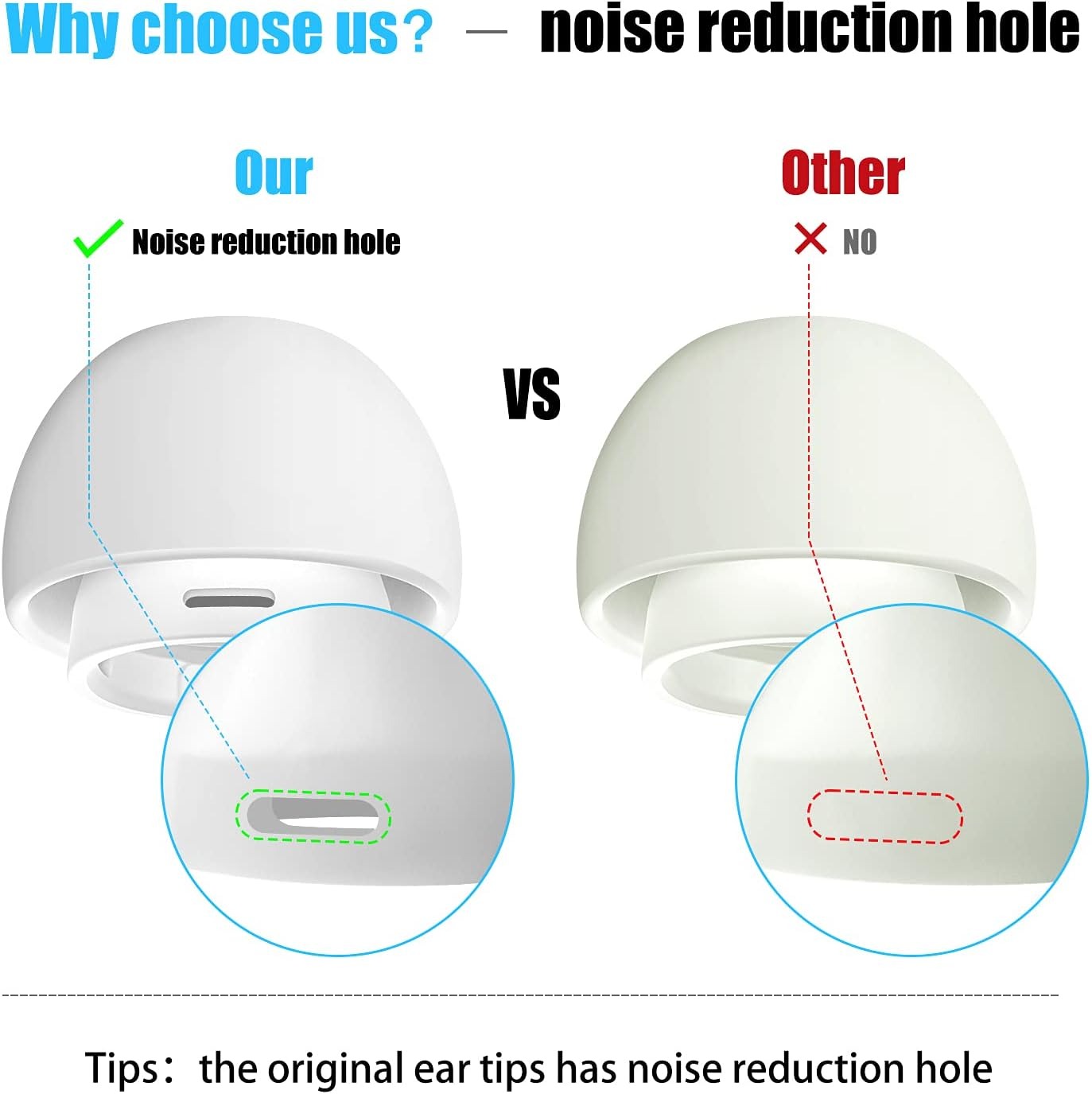 Silicone Ear Tips for AirPods  - Silicone Ear Tip Replacement review and price