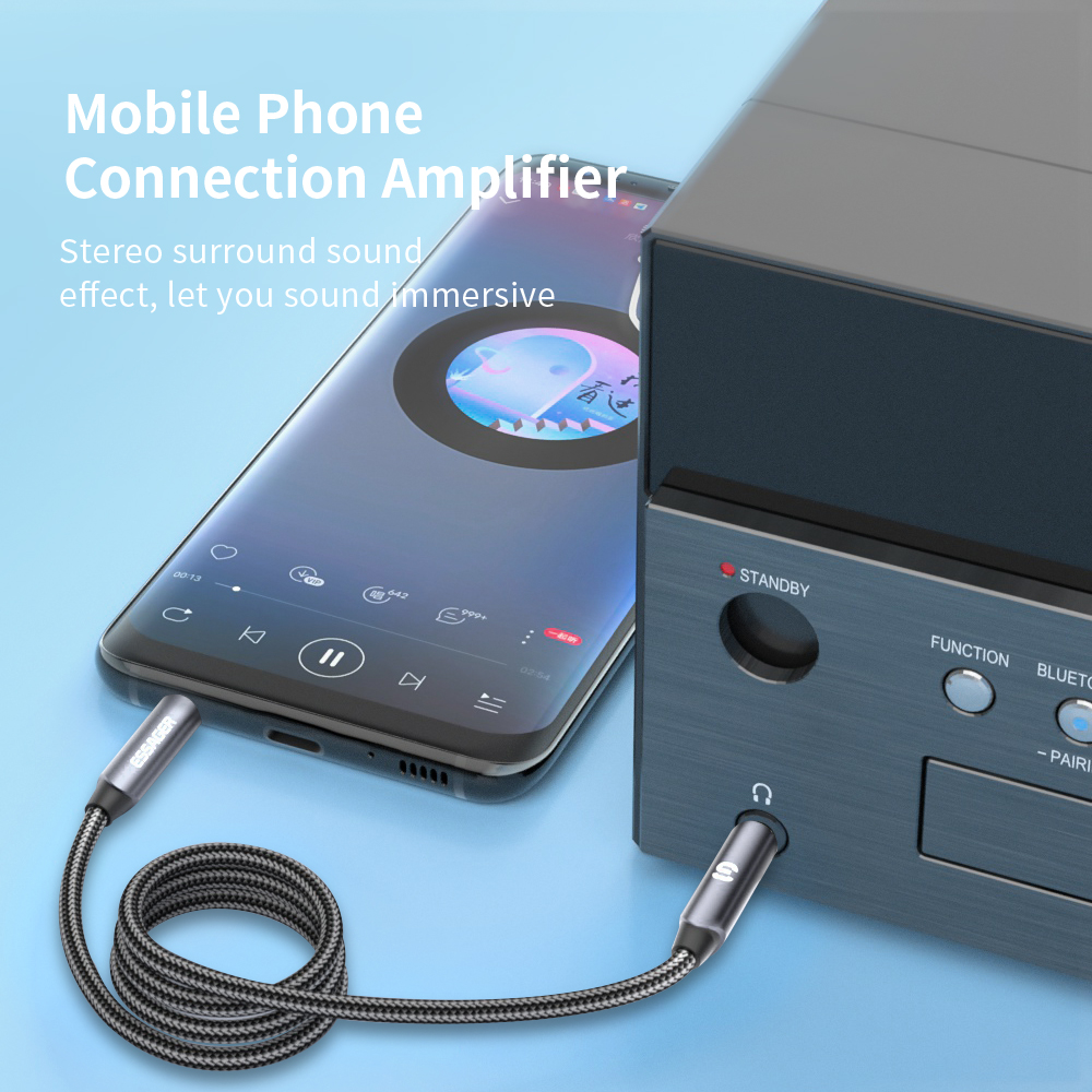 ESSAGER Headphone Extension Ca - Earphone Splitter Jack review and price
