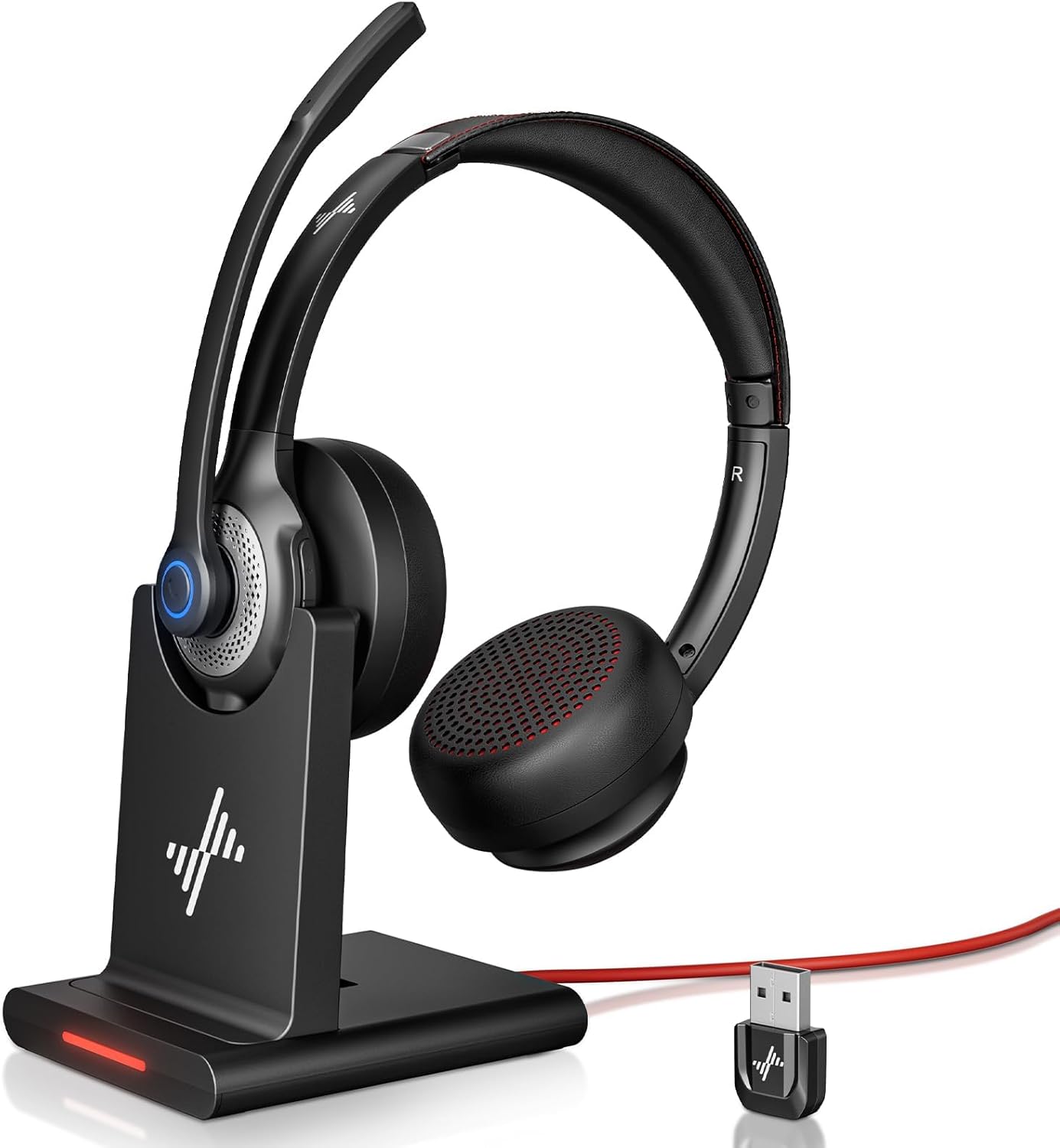 Bluetooth 5.2 Headset with Mic - Bluetooth Headset On Ear review and price