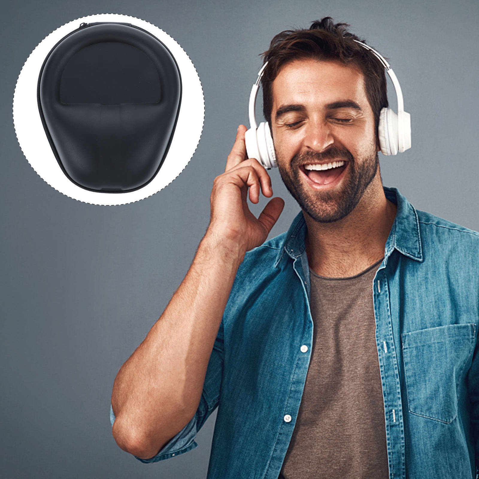 Premium Hard Headphone Case Zi - Headphone Case Hard review and price